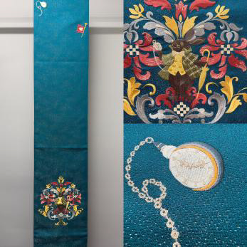 袋帯：不思議の国のアリス