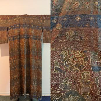 訪問着：総汕頭刺繍