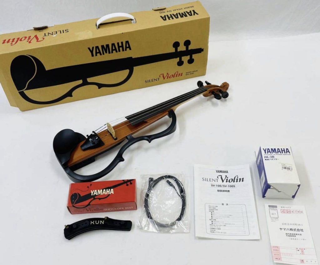 [買取事例 ] YAMAHA SILENT Violin SV100/ヤマハ サイレントバイオリン 箱 取扱い説明書付き 株式会社ファーネス(FARNESS)